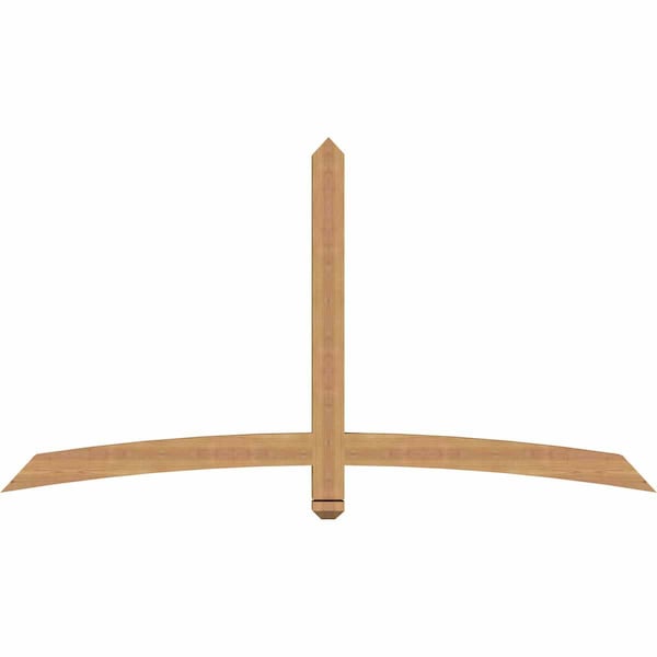 Ekena Millwork Bellingham Timber Gable Bracket, Western Red Cedar, 72"W x 39"H x 3 1/2"D x 3 1/2"F, 13/12 Pitch GBW072X39X0404BEL00SWR - main